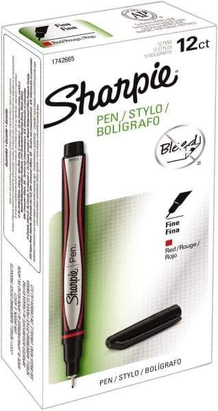 Sharpie - Fine Point Porous Point Pen - Red - A1 Tooling