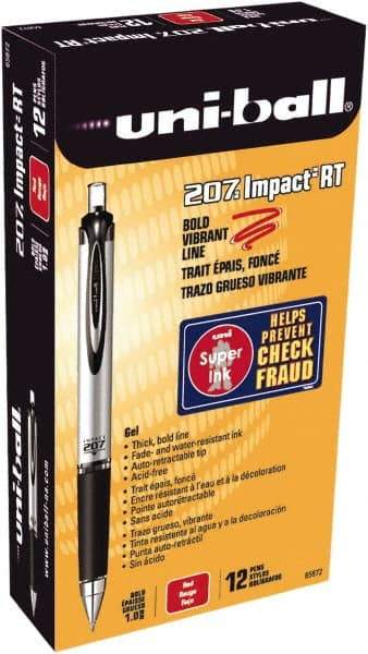 Uni-Ball - 1mm Retractable Pen - Red - A1 Tooling