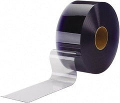 TMI, LLC - Clear Smooth Bulk Strip Roll Dock Curtain Strips - 8" Wide x 75' Long x 0.08" Thick, PVC - A1 Tooling