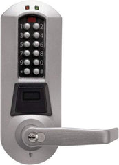 Kaba Access - Combination Entry with Key Override Lever Lockset for 1-3/8 to 2-1/4" Thick Doors - 2-3/4" Back Set, 6 or 7 Pin Length Best & Compatible (Core Not Included) Cylinder, Satin Chrome Finish - A1 Tooling