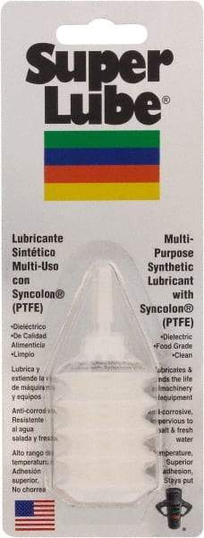 Synco Chemical - 1 oz Bellow Synthetic Lubricant w/PTFE General Purpose Grease - Translucent White, Food Grade, 450°F Max Temp, NLGIG 2, - A1 Tooling