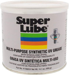 Synco Chemical - 14.1 oz Canister Synthetic Lubricant w/PTFE General Purpose Grease - Translucent White, Food Grade, 450°F Max Temp, NLGIG 2, - A1 Tooling