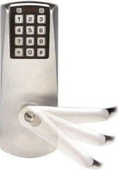 Kaba Access - 1-3/4 to 2-1/4" Door Thickness, Satin Chrome Finish, Combination Entry Deadbolt with Key Override - Field Set Handling, Key Override, 6 or 7 Pin Cylinder - A1 Tooling