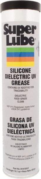 Synco Chemical - 14.1 oz Cartridge Silicone Heat-Transfer Grease - Translucent White, Food Grade, 450°F Max Temp, NLGIG 2, - A1 Tooling