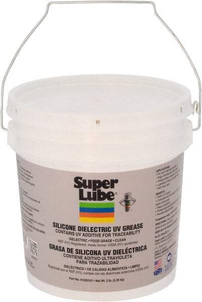 Synco Chemical - 5 Lb Pail Silicone Heat-Transfer Grease - Translucent White, Food Grade, 450°F Max Temp, NLGIG 2, - A1 Tooling