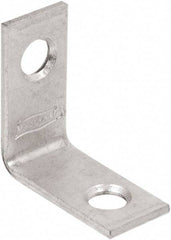 National Mfg. - 1" Long x 1/2" Wide, Steel, Corner Brace - Zinc Plated - A1 Tooling