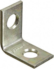 National Mfg. - 3/4" Long x 1/2" Wide, Steel, Corner Brace - Zinc Plated - A1 Tooling