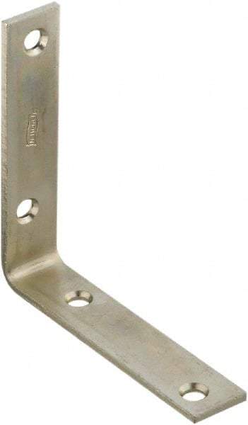 National Mfg. - 4 Inch Long x 7/8 Inch Wide, Steel, Corner Brace - Zinc Plated - A1 Tooling