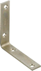 National Mfg. - 4 Inch Long x 7/8 Inch Wide, Steel, Corner Brace - Zinc Plated - A1 Tooling