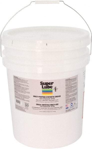 Synco Chemical - 30 Lb Pail Synthetic Lubricant w/PTFE General Purpose Grease - Translucent White, Food Grade, 450°F Max Temp, NLGIG 000, - A1 Tooling