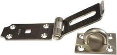 National Mfg. - 2-1/2" Wide, Safety Hasp - Stainless Steel - A1 Tooling