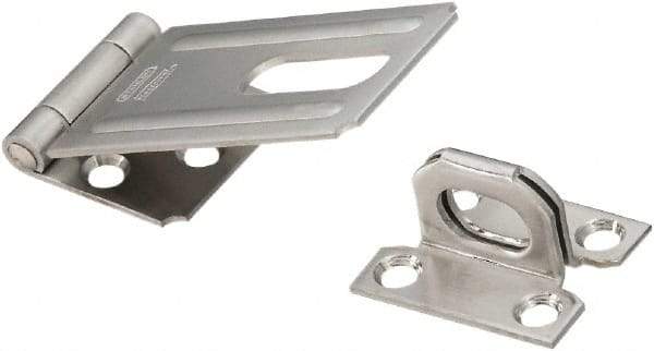 National Mfg. - 1-1/2" Wide, Safety Hasp - Stainless Steel - A1 Tooling