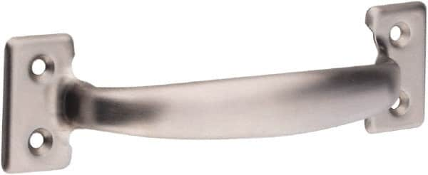 National Mfg. - 8-1/2" Long x 6.5" Wide, Stainless Steel Door Pull - Stainless Steel Coated - A1 Tooling