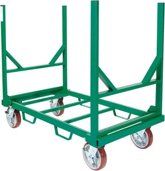 Greenlee - 2,500 Lb Capacity, 28-1/2" Wide x 48" Long x 36-1/2" High Bundler Cart - 1 Shelf, Steel - A1 Tooling