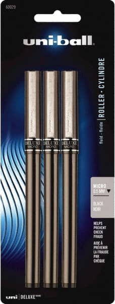 Uni-Ball - Roller Ball 0.5mm Stick Pen - Black - A1 Tooling