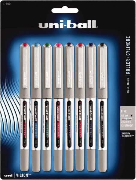 Uni-Ball - Roller Ball 0.7mm Stick Pen - Assorted Colors - A1 Tooling