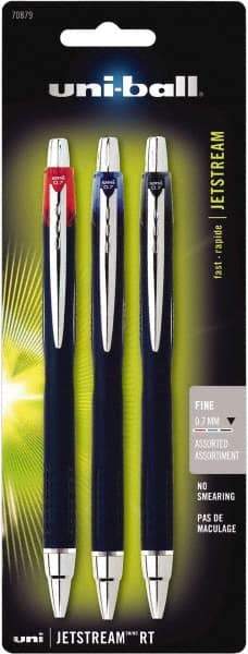 Uni-Ball - Roller Ball 0.7mm Retractable Pen - Black, Red & Blue - A1 Tooling