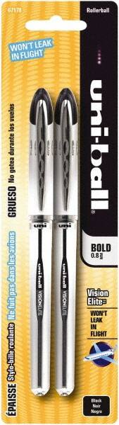 Uni-Ball - Roller Ball 0.8mm Stick Pen - Black - A1 Tooling