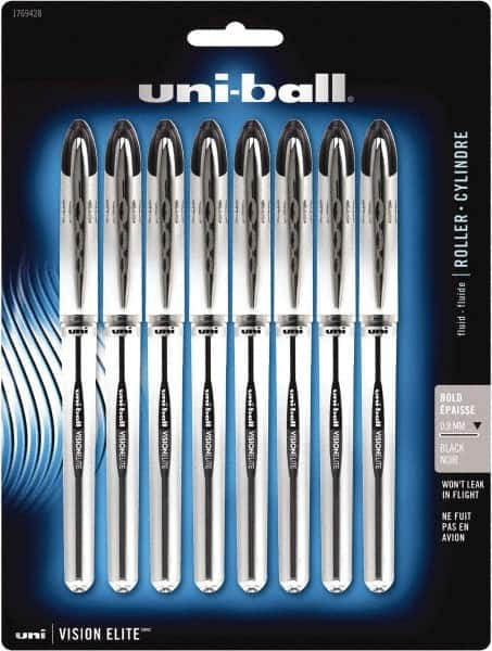 Uni-Ball - Roller Ball 0.8mm Stick Pen - Black - A1 Tooling