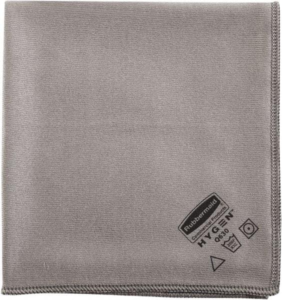 Rubbermaid - Dry Microfiber Wipes - Packet, 16" x 16" Sheet Size, Gray - A1 Tooling