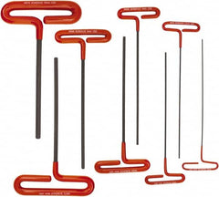 Bondhus - 8 Piece T-Handle Cushion Grip Hex Key Set - Hex Range 2 to 10mm - A1 Tooling