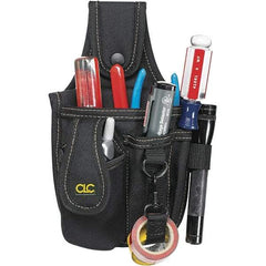 CLC - Cell Phone Holster with 4 Pockets - Ballistic Polyester, Black, 5" Wide x 6" High x 1-1/2" Deep - A1 Tooling