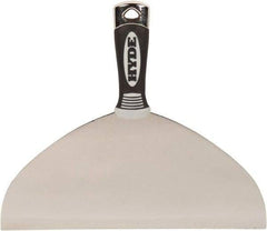 Hyde Tools - 10" Wide Flexible Blade Stainless Steel Joint Knife - Flexible, Plastic Handle - A1 Tooling