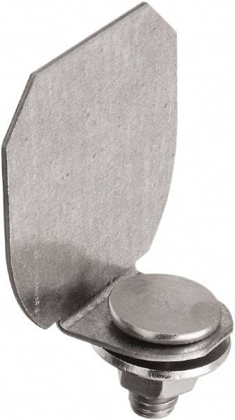 National Mfg. - Galvanized, Box Rail End Cap - Use with Round Rail - A1 Tooling