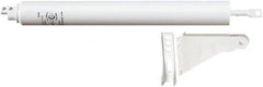 National Mfg. - 11-1/4" Closer Body Length, Storm & Screen Door Closer Manual Damper - White Finish - A1 Tooling