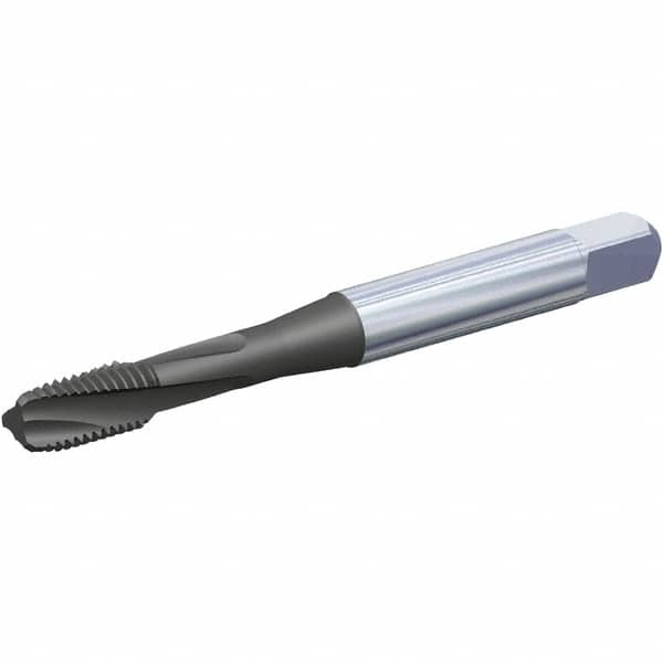 Kennametal - 1/2-20 UNF 3 Flute 3B Modified Bottoming Spiral Flute Tap - Vanadium High Speed Steel, Oxide Finish, 3-3/8" OAL, Right Hand Flute, Right Hand Thread, H3, Series T692 - A1 Tooling