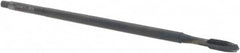 Kennametal - #10-32 UNF 3 Flute H3 Oxide Finish High Speed Steel Spiral Point Extension Tap - Plug Chamfer, 6" OAL, 2B/3B Class of Fit, Series T820 - Exact Industrial Supply