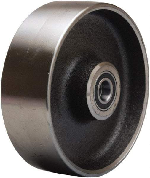 Hamilton - 6 Inch Diameter x 2 Inch Wide, Forged Steel Caster Wheel - 2,500 Lb. Capacity, 2-1/4 Inch Hub Length, 1/2 Inch Axle Diameter, Precision Ball Bearing - A1 Tooling