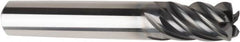 American Tool Service - 5/16", 5 Flute, Single End, Solid Carbide, 0.02" Corner Radius End Mill - 2" OAL, Right Hand Flute, 1/2" LOC, Right Hand Cut - A1 Tooling