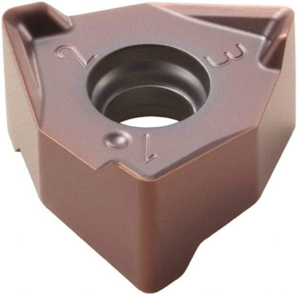 Seco - XNEX080616 M13 Grade MK2050 Carbide Milling Insert - TiSiN/TiAlN Finish, 1/4" Thick, 0.491" Inscribed Circle - A1 Tooling