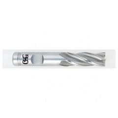 11/16 Dia. x 3-3/4 Overall Length 4-Flute Square End HSSE SE End Mill-Round Shank-Center Cutting-Uncoated - A1 Tooling