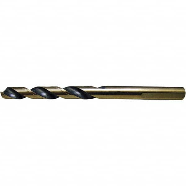 Cle-Force - 31/64" High Speed Steel, 135° Point, Round with Flats Shank Maintenance Drill Bit - A1 Tooling