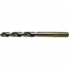 Cle-Force - 31/64" High Speed Steel, 135° Point, Round with Flats Shank Maintenance Drill Bit - A1 Tooling