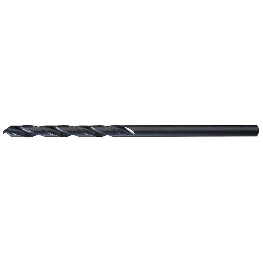 #11 2-5/16″ Flute Length 135° High Speed Steel Aircraft Extension Drill Oxide Finish, 0.191″ Diam Straight-Cylindrical Shank, Split Point, Self-Centering, Series 1803