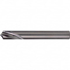 Chicago-Latrobe - 1/4" Body Diam, 120°, 2-1/2" OAL, Solid Carbide Spotting Drill - A1 Tooling