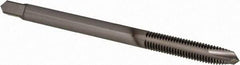 OSG - M5x0.80, 3 Flute, HR Finish, Powdered Metal Spiral Point Tap - Plug Chamfer, Right Hand Thread, 2-1/2" OAL, 1" Thread Length, 0.255" Shank Diam, 6H Class of Fit, Series 338NI - Exact Industrial Supply