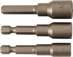 Wiha - 1/4" Drive, Nut Setter Screwdriver Bit - 55mm OAL - A1 Tooling