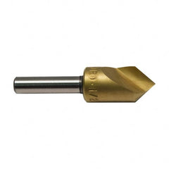 M.A. Ford - 3/8" Head Diam, 1/4" Shank Diam, 1 Flute 60° High Speed Steel Countersink - A1 Tooling