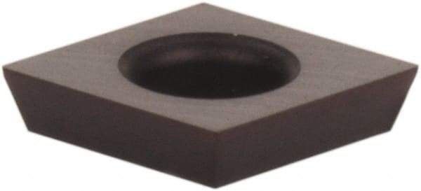 Kennametal - CDHB1.20.60.1 Grade KCU25 Carbide Turning Insert - AlTiN Finish, 80° Diamond, 5/32" Inscr Circle, 0.04 Thick, 0.002" Corner Radius - A1 Tooling