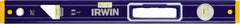 Irwin - 24" Long 3 Vial Box Beam Level - Aluminum, Blue/Yellow, 1 Level & 2 Plumb Vials - A1 Tooling