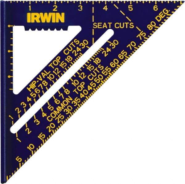 Irwin - 7" Blade Length, Aluminum Rafter Square - A1 Tooling