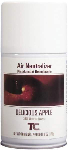 Rubbermaid - 6 oz Air Freshener Dispenser Aerosol Refill - Apple, Compatible with Standard Aerosol Dispensers - A1 Tooling