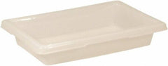 Rubbermaid - Rectangular, White Polyethylene Food Tote Box - 3-1/2" High x 12" Wide x 18" Long, with Snap-On Lid - A1 Tooling