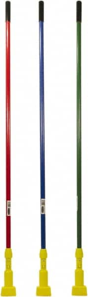 Rubbermaid - 60" Standard Fiberglass Clamp Jaw Mop Handle - 5" Mop Head Band, Plastic Connector, Use with Wet Mops - A1 Tooling