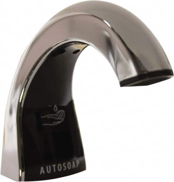 Rubbermaid - 800 to 1600 mL Liquid Soap Dispenser Hardware - Metal & Plastic, Counter Mounted, Chrome/Black - A1 Tooling