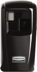 Rubbermaid - 0.012 Cu Ft Coverage, Black Metered Aerosol Dispenser - C Battery Required - A1 Tooling